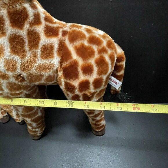 Aurora Miyoni adorable medium sized mother and attached baby giraffe plush - Picture 7 of 8